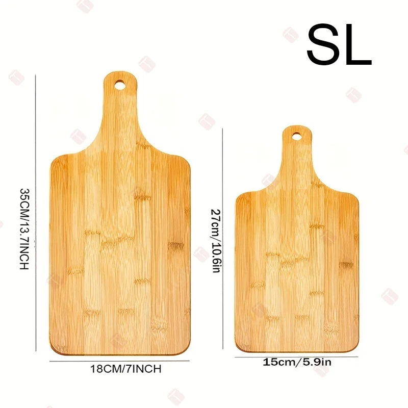 Bamboo Wood Cutting Board with Handle
