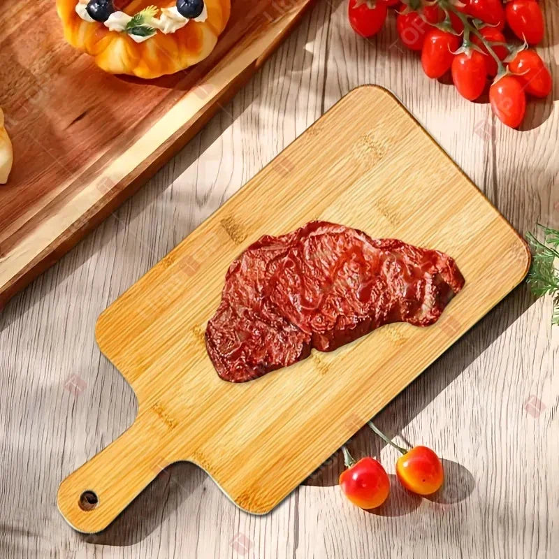 Bamboo Wood Cutting Board with Handle