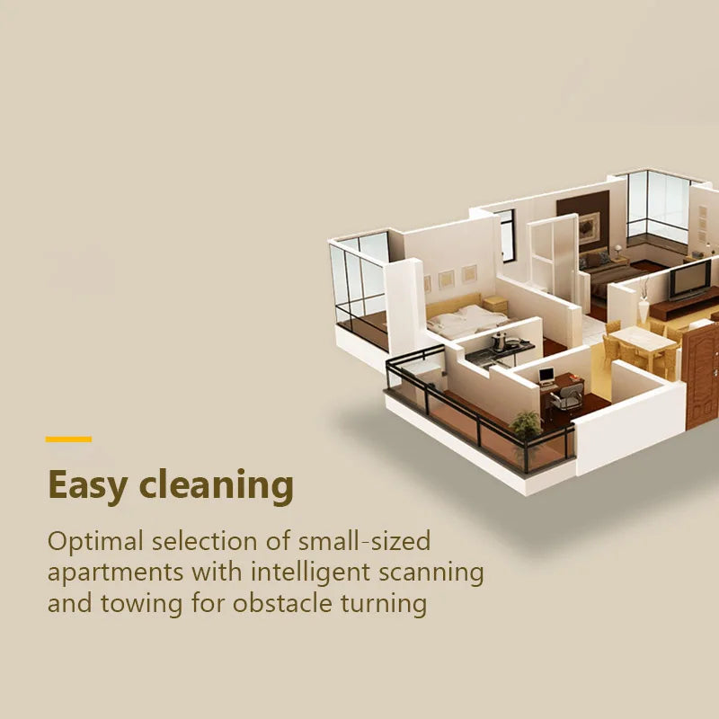 Automatic Portable Mini Robotic Vacuum Cleaner
