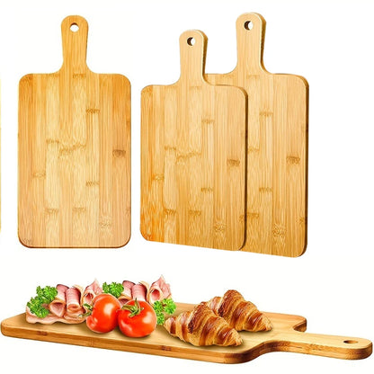 Bamboo Wood Cutting Board with Handle