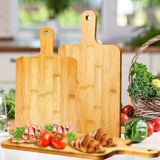 Bamboo Wood Cutting Board with Handle